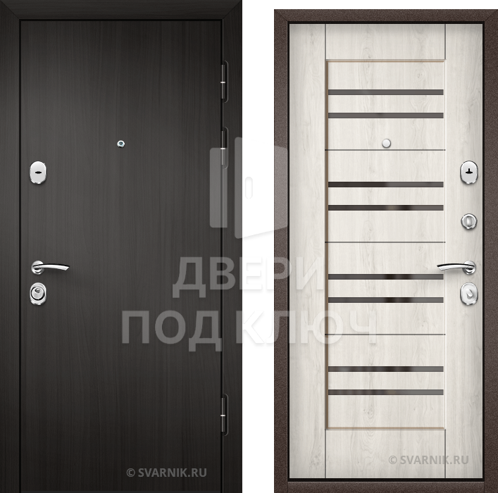 Внутренняя металлическая дверь в офис ДПК-1876