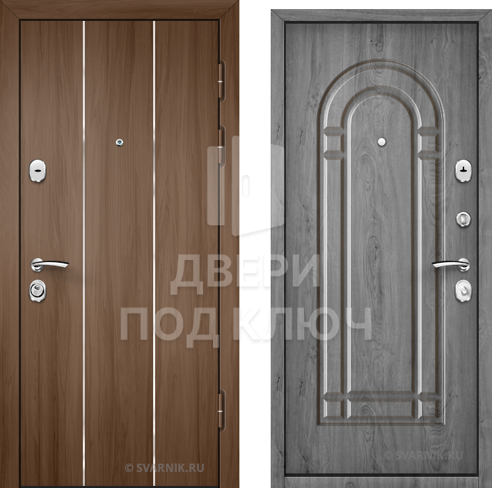 Металлическая внутренняя дверь на дачу ДПК-1996