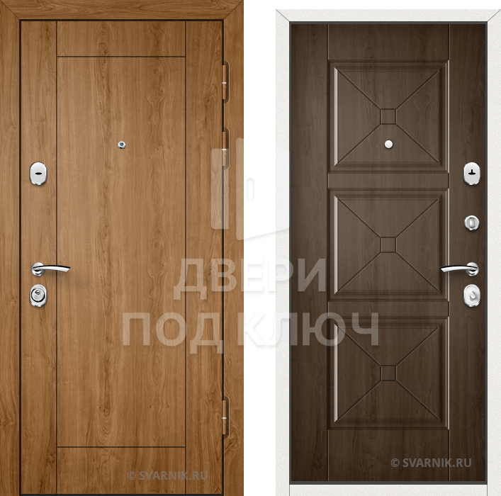 Утепленная входная дверь на дачу ДПК-10078