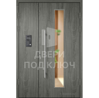 Стальная дверь с порошковым напылением, ПВХ и МДФ ДПК-13840